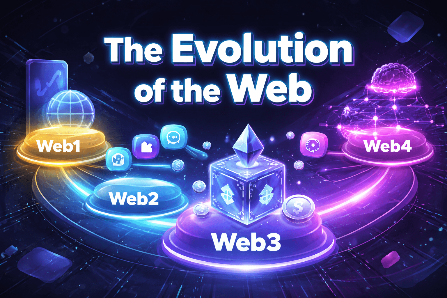 The Evolution of the Web: From Web1 to Web3 and the Future of DeFi